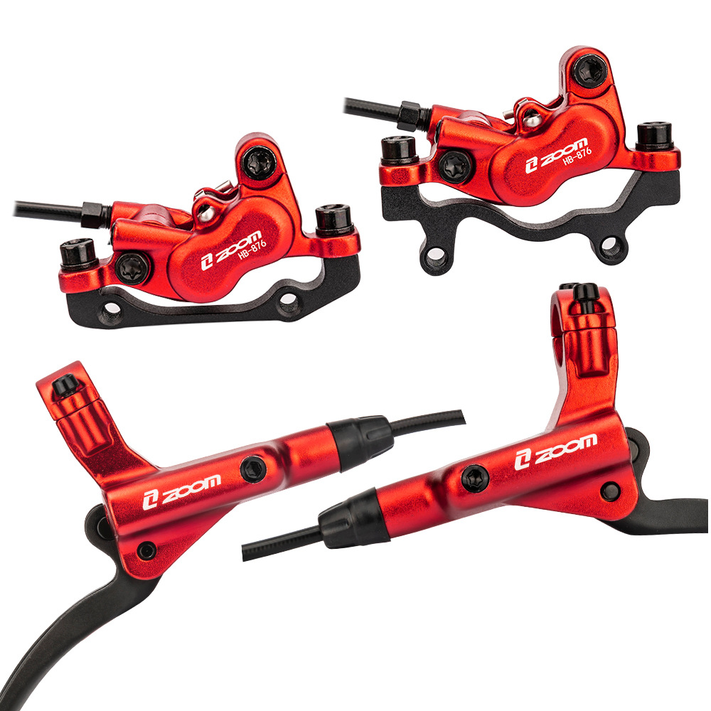 ZTTO HB876 freno de aceite de cuatro pistones bicicleta de montaña disco de aceite delantero y trasero disco de freno disco freno bilateral freno hidráulico