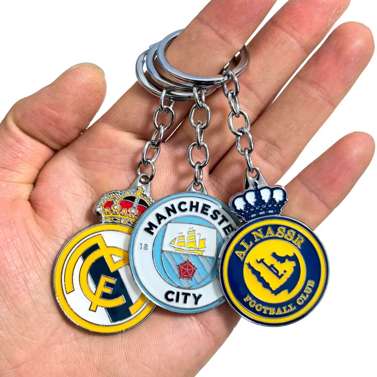 Royal Marley Yade Victory Country Mi AC Milan Malice Париж Футбол Красочный брелок из сплава Маленький кулон