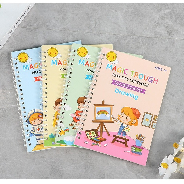 Cross-Border Foreign Version of Children's Groove Handwriting Practice Book English Version Magic Handwriting Practice Book French Arabic Handwriting Practice Book Fade-Resistant Cross-Border Foreign Version of Children's Groove Handwriting Practice Book English Version Magic Handwriting Practice Book French Arabic Handwriting Practice Book Fade-Resistant