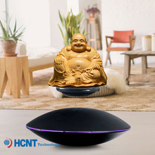 磁悬浮展示架黑色飞碟款 广告展示架创意摆件 源头厂家直销