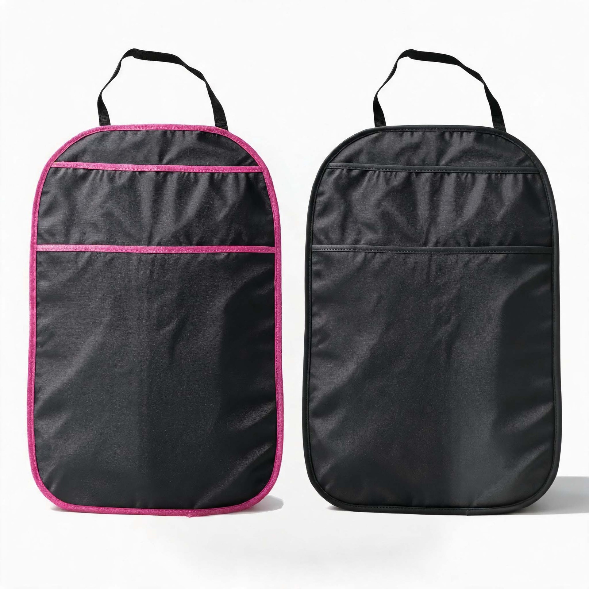 Cross-border car seat back anti-kick pad 2-in-1 storage bag, waterproof and wear-resistant rear seat back storage bag