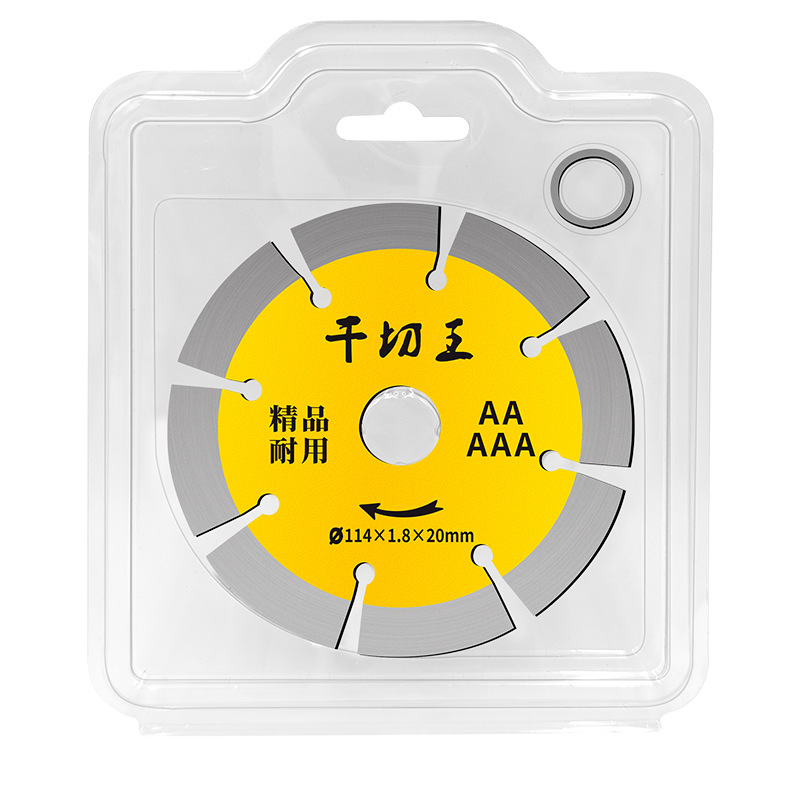 Disco de ranurado para amoladora angular original, uso en húmedo y seco, disco de corte en seco para hormigón de 114 mm, disco de corte de diamante para ranurado