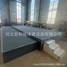 伸缩抽屉舞台 酒店活动舞台电动 地毯舞台省空间 走秀T舞台厂家