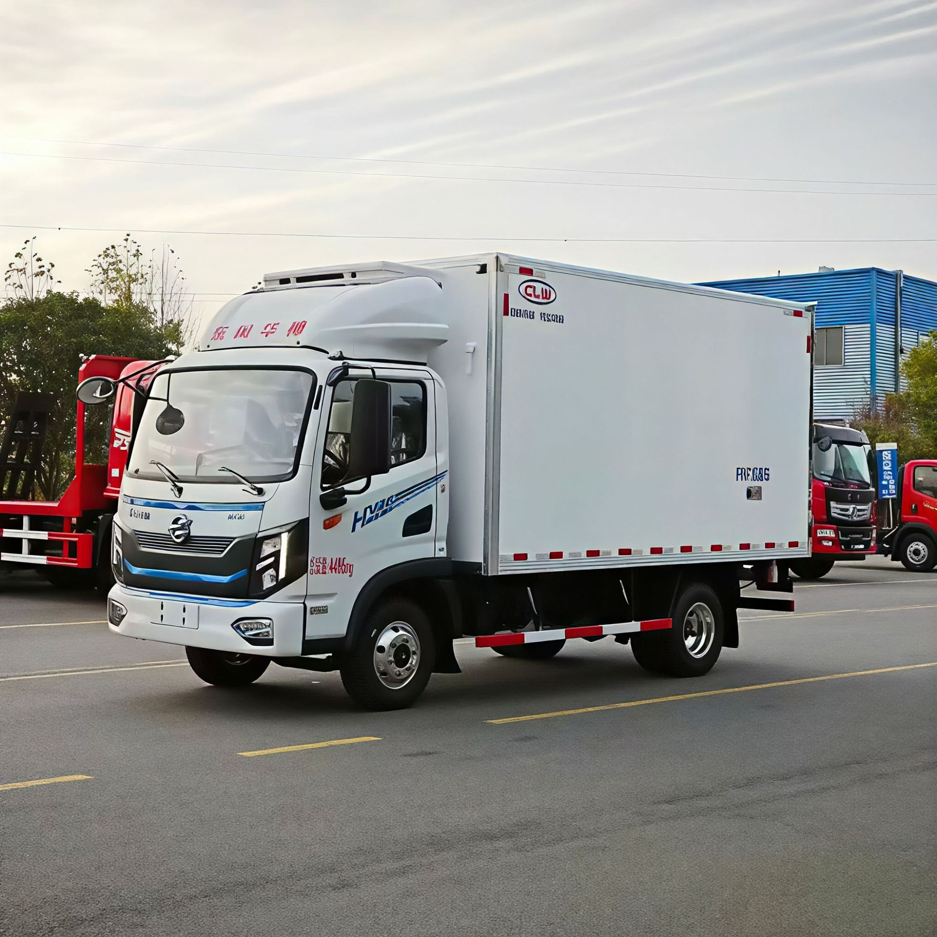 东风华神18方纯电动绿牌冷藏车 新能源4米2冷链车不限行