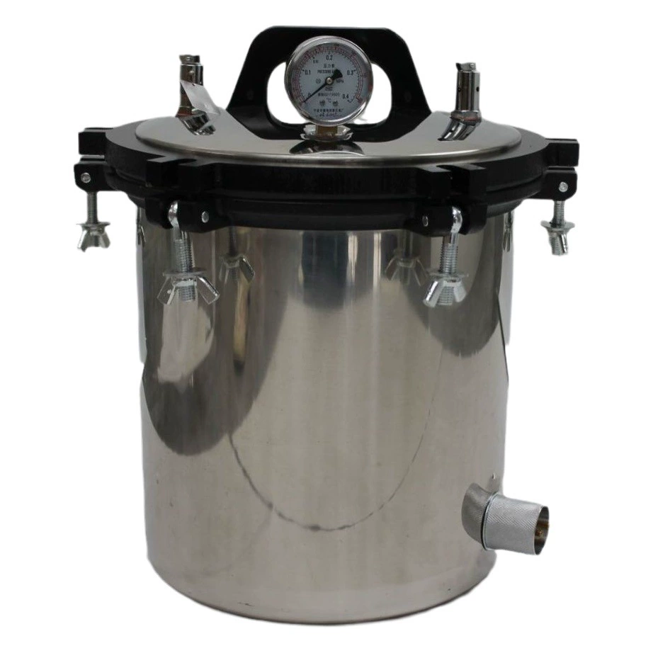 Медицинский высокого давления дезинфекции стерилизатор из нержавеющей стали Портативный скороварка паровой стерилизатор лабораторный стерилизатор