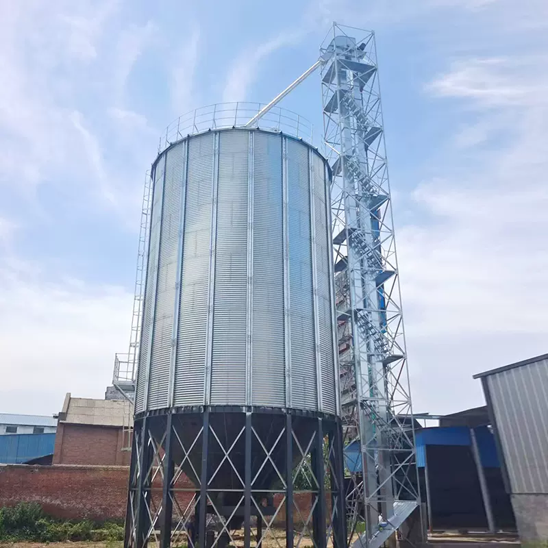 大型粮食钢板仓农业牧场用10-10000吨小麦大豆镀锌储粮仓玉米储罐