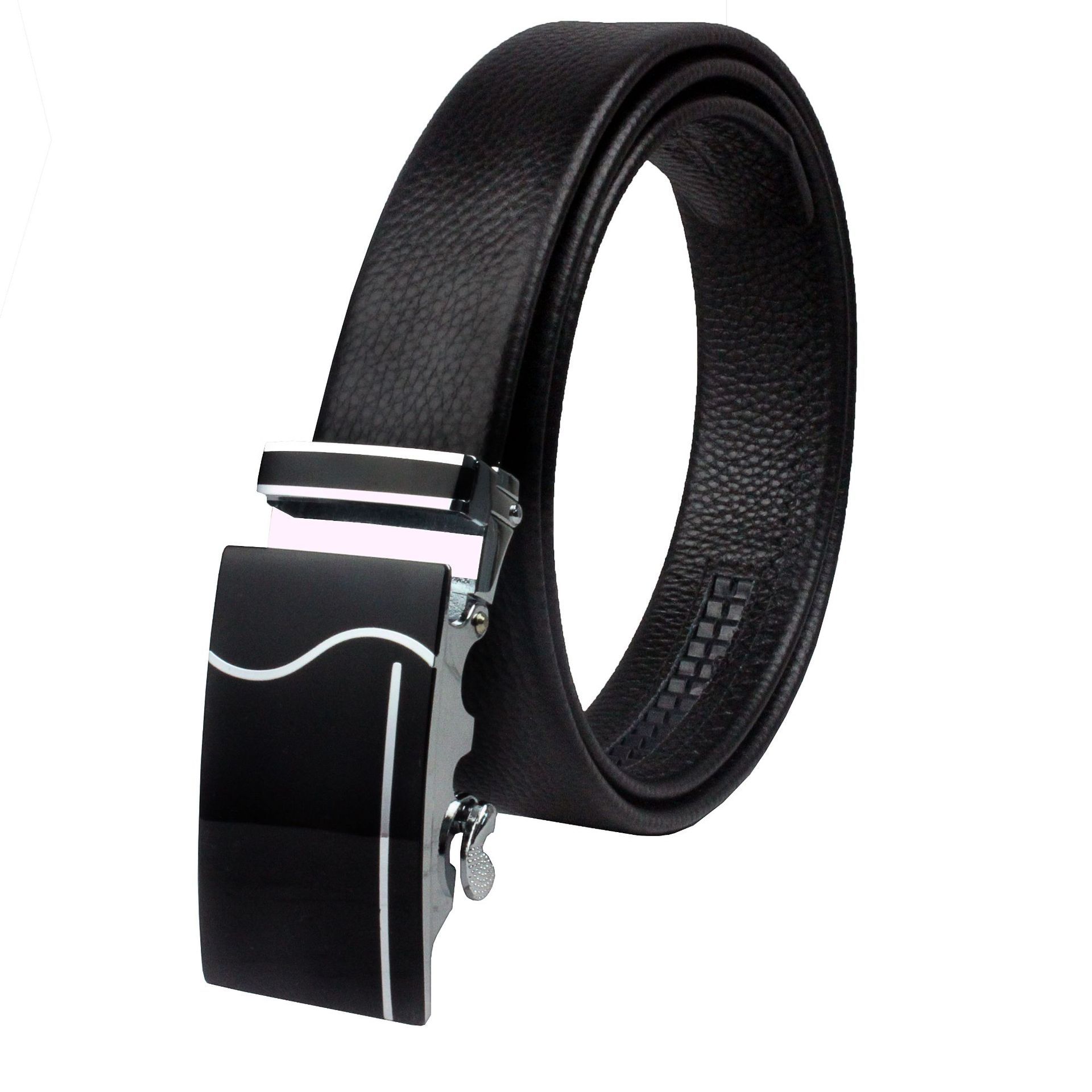 Men's leather belt