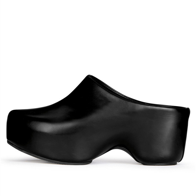 2023 spring and summer European and American new catwalk round toe high heel platform closed toe slippers cross-border foreign trade women's plus size sandals 2023 spring and summer European and American new catwalk round toe high heel platform closed toe slippers cross-border foreign trade women's plus size sandals