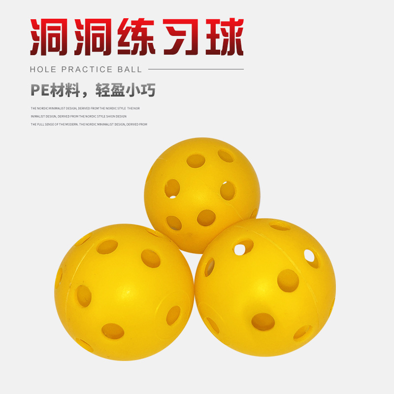 Bola de agujero de golf directa de fábrica Bola de práctica hueca interior ligera pelota de golf multicolor personalizable LOGO
