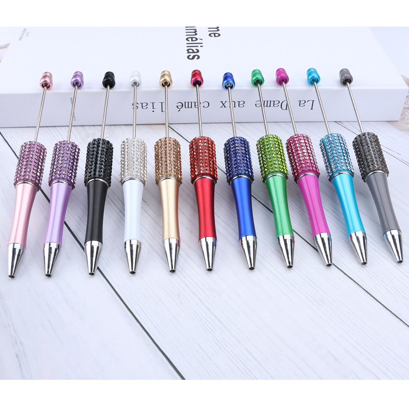 1 Piece Solid Color Learning Daily ABS Plastic Casual Ballpoint Pen display picture 3