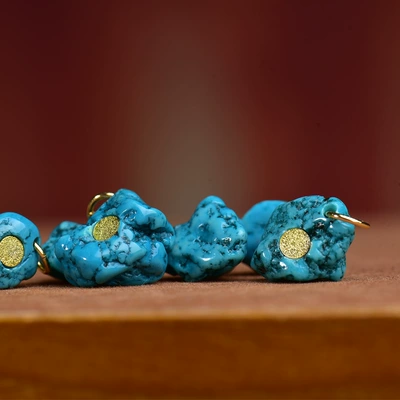 Zərgərlik ara hissələri with Rhodochrosite Imitation Turquoise