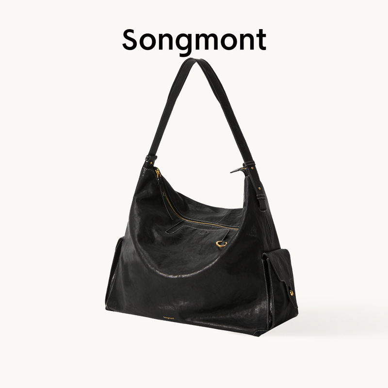 【蒋奇明同款】Songmont山下有松循迹旅行hobo包大容量斜挎电脑包|undefined