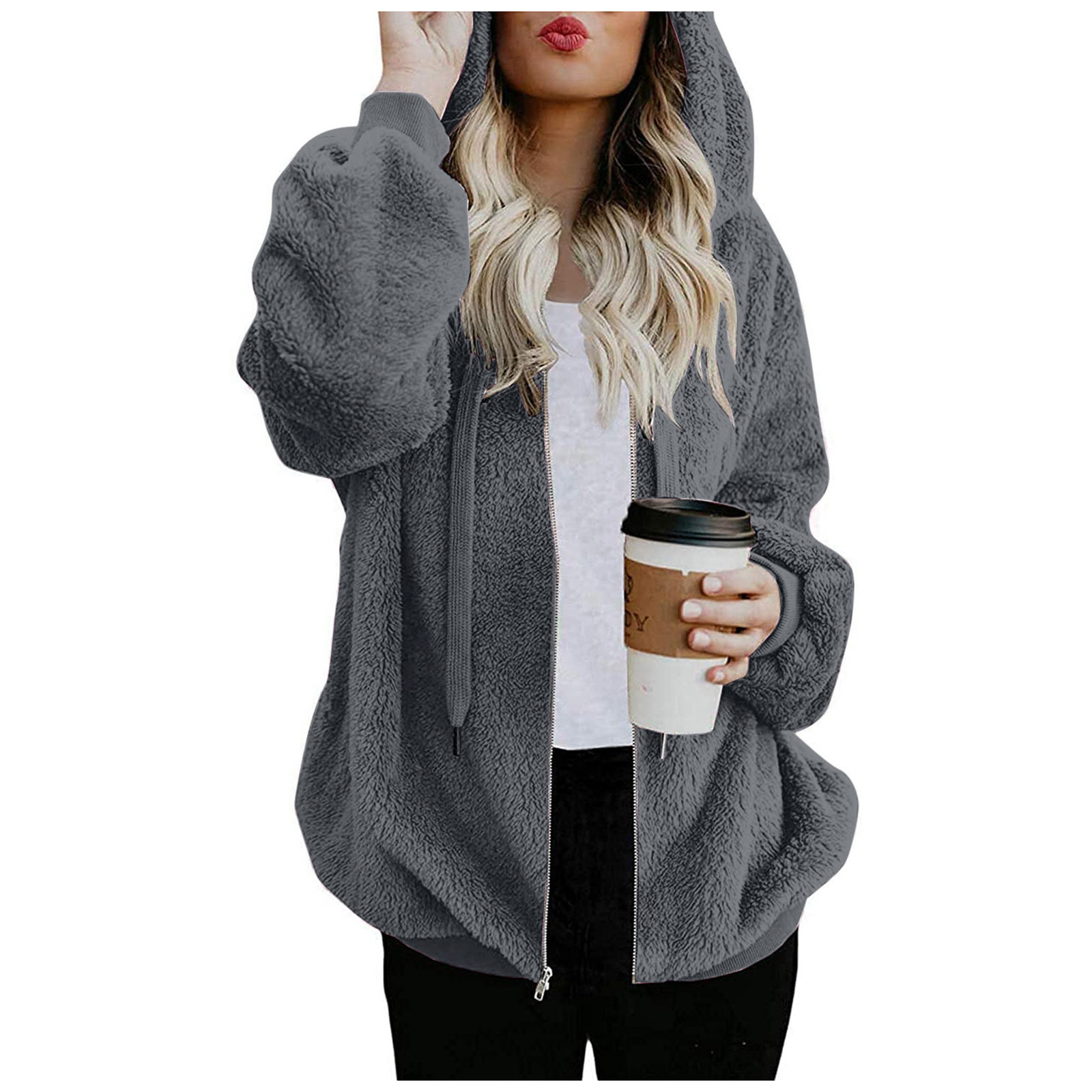 Women's Hoodie Long Sleeve Hoodies & Sweatshirts Casual Solid Color display picture 2