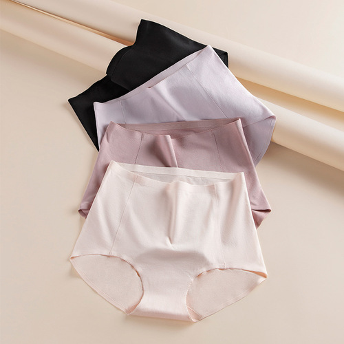60 count modal cotton seamless women's underwear high waist tummy control 100% cotton crotch antibacterial underwear women's wholesale manufacturer