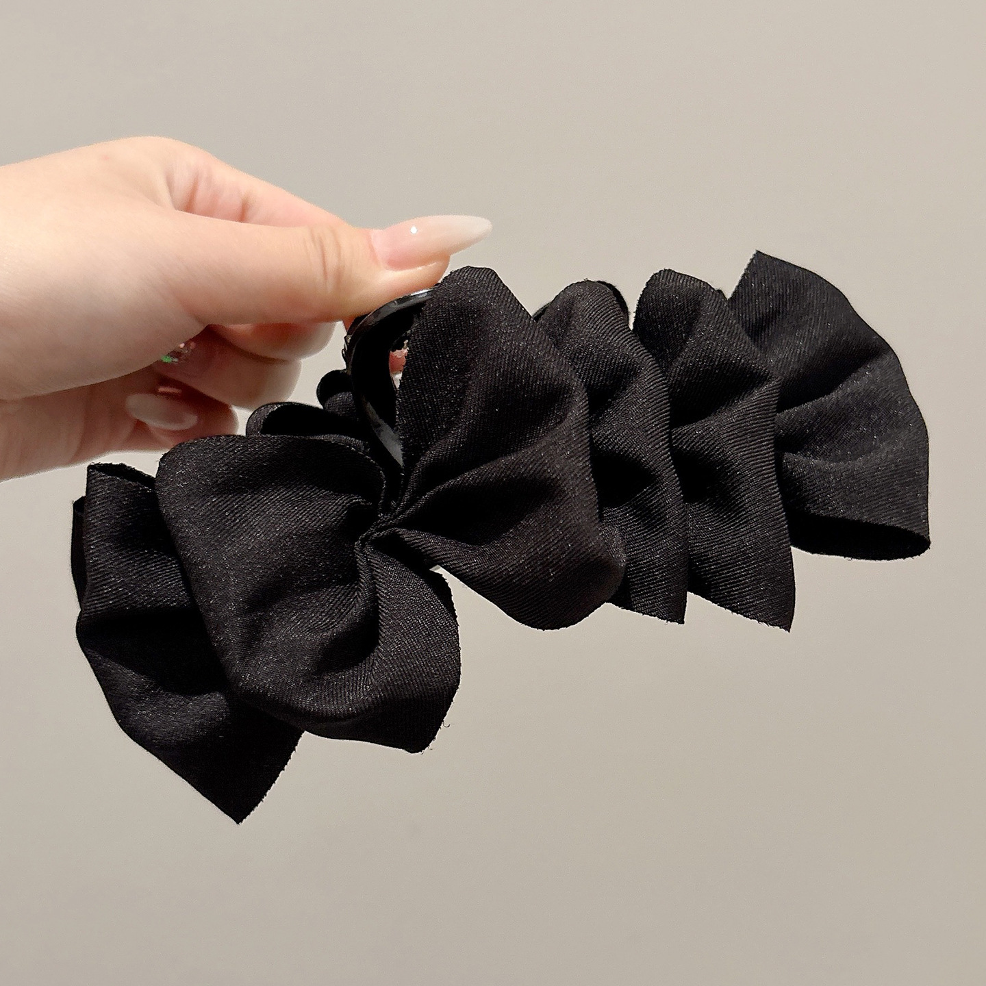 1#Black-bottom clip 12.5cm