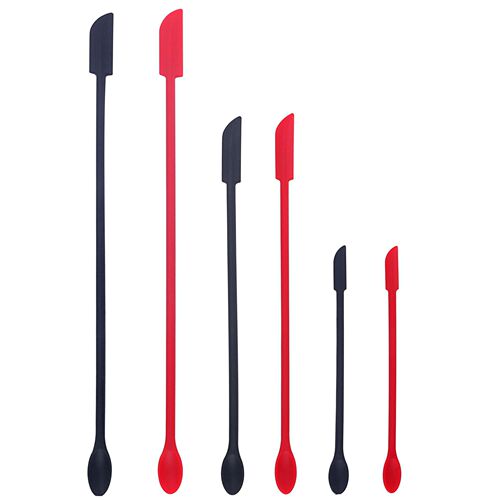 New Product Creative Silicone Mini Small Sharp Scraper Set Extended Makeup Bottle Scraper Jam Double-Head Scraper Spatula