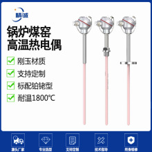 锅炉煤窑高温铂铑热电偶 温度传感器BRS分度号 刚玉材质 耐高温