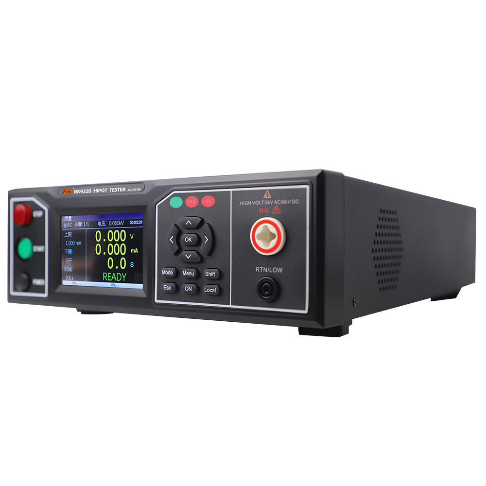 MEREK 저항 전압 안전 테스터 프로그램 제어 AC 및 DC 절연 저항 전압 테스트 교정 기계 DC6KV