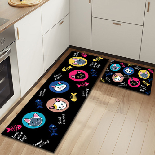Factory Wholesale Nordic Kitchen Mat Simple Home Kitchen Rugs Entrance Door Mat Bathroom Absorbent Foot Mat Floor Mat