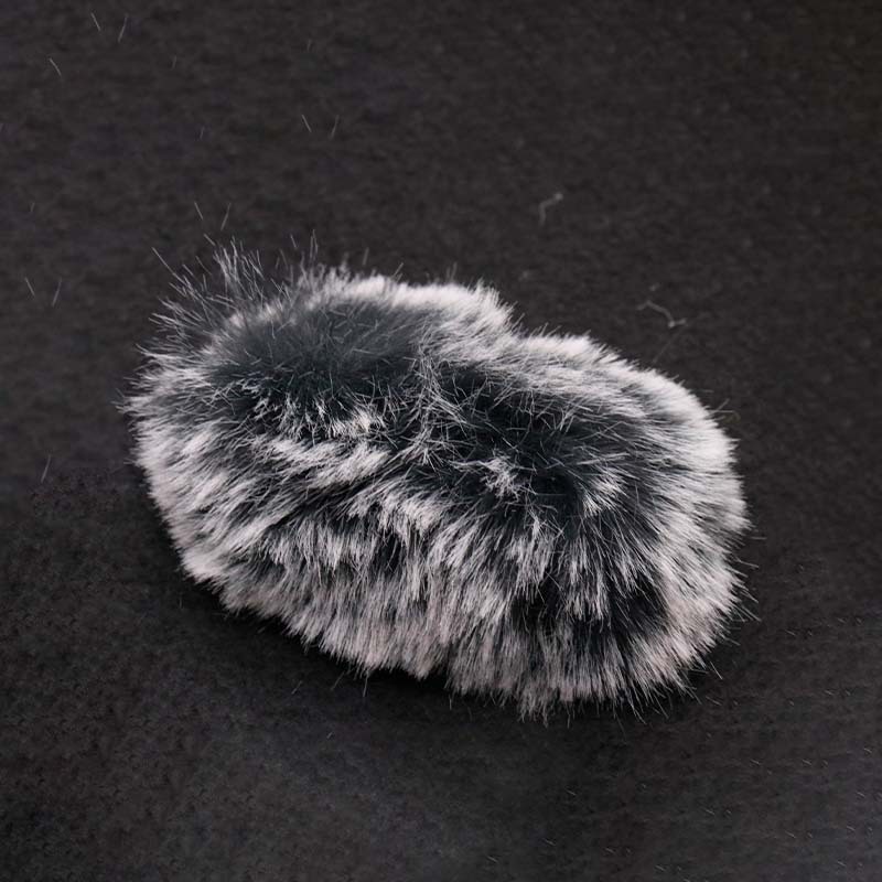 (2개) 공장 직접 마이크 방풍 커버 라이브 무선 칼라 클립 마이크 방풍 폭발 소음 감소 스웨터 커버