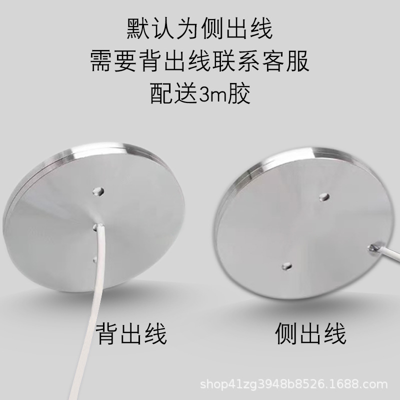 Venta directa de fábrica ultrafino 8mm luz de gabinete enchufe USB 5V montaje en la pantalla LED downlight vitrina estantería interruptor de luz