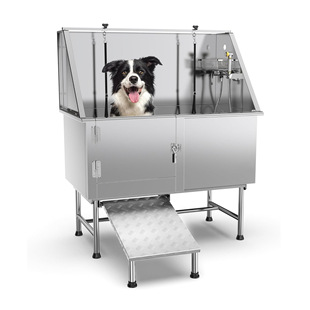 Foreign Trade Extra Thick New Stainless Steel Pet Bath Stainless Steel Pet Bathtub Dog Washing Pool Pet Shop Universal