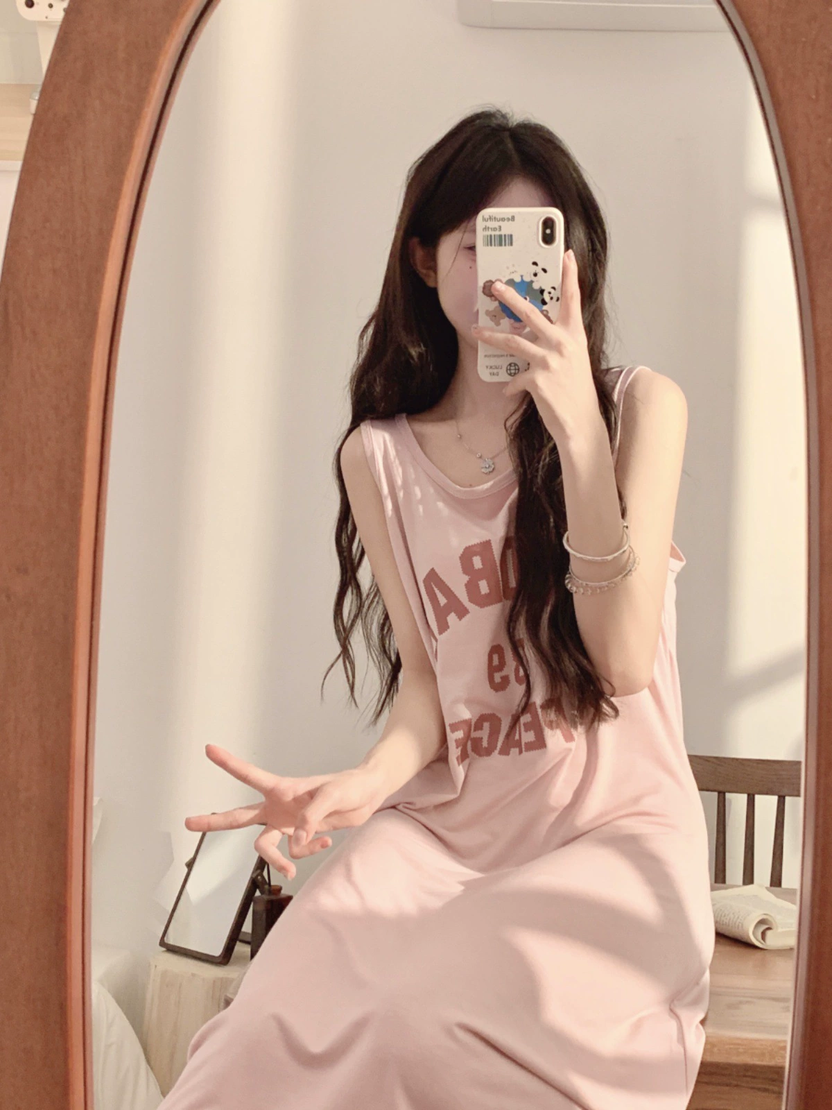 Vest, pijama, dress, top with cups, skirt, 2025 years, with short sleeve, lifting effect
