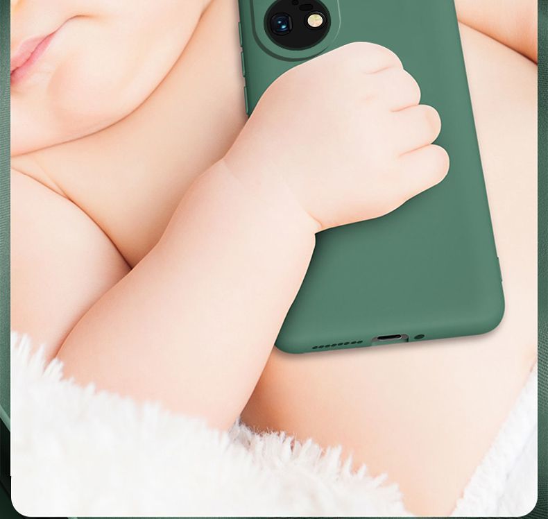 Huawei P50 Pro Handyhülle Aus Flüssigsilikon Im Schlichten Design_voghion.com