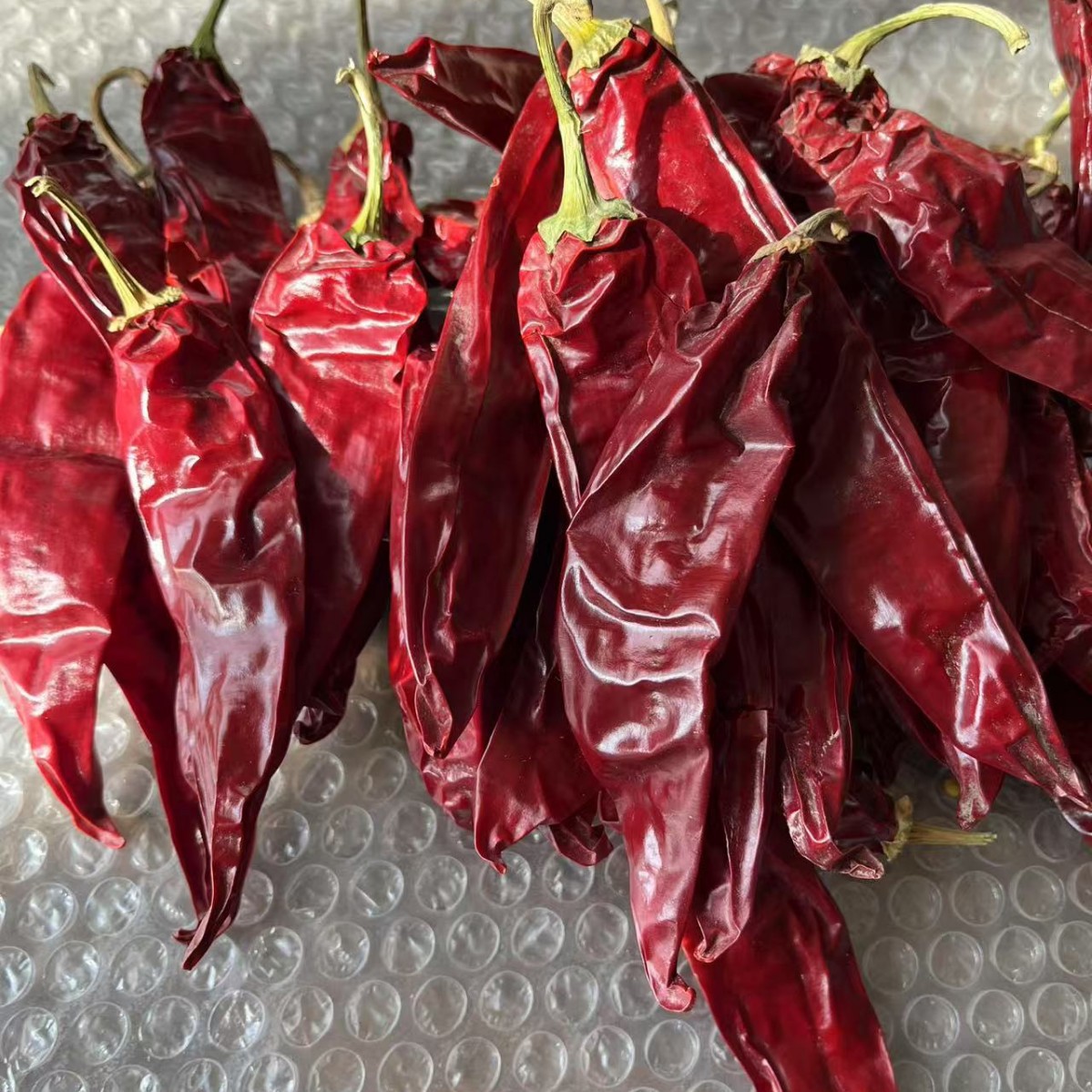 新疆甜红辣椒  带把手选 上色用  新疆甜椒大条 品质保证