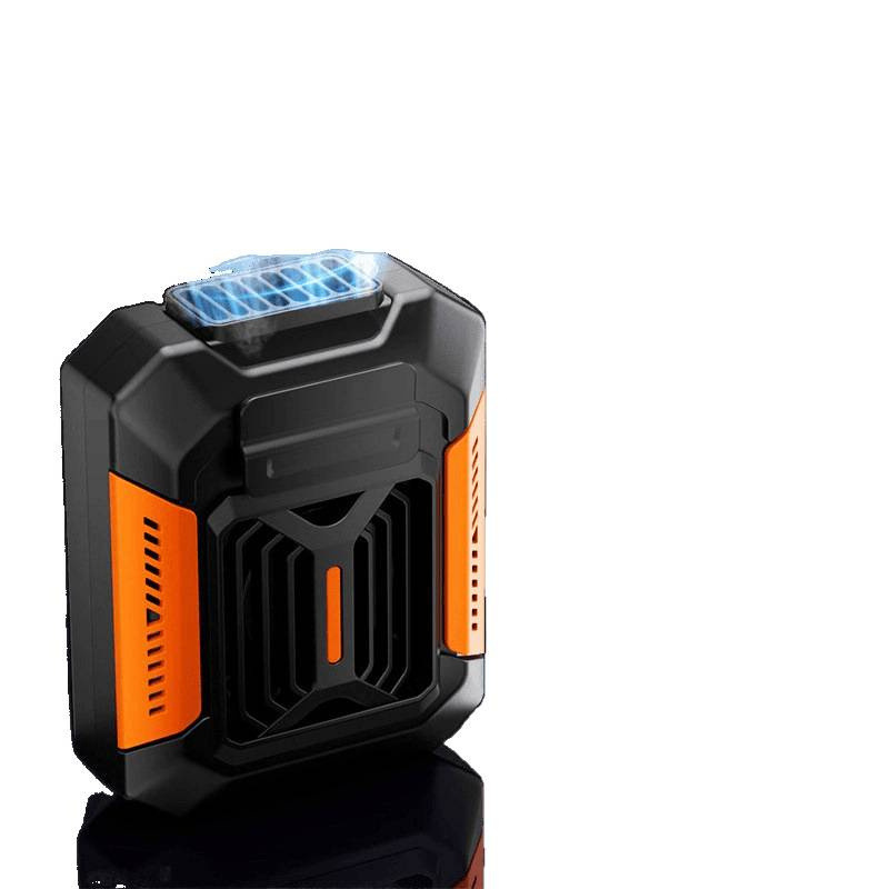 Ventilador de cintura portátil de cintura para disipar el calor y enfriar artefacto mágico de alta temperatura al aire libre sitio de construcción de carga fuerte viento pequeño