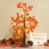 24 inch Maple Tree Light For Fall Thanksgiving Christmas跨境|ms