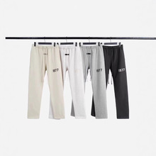 FOG复线ESSENTIALS第八季植绒小标直筒长裤抽绳休闲宽口棉质裤子