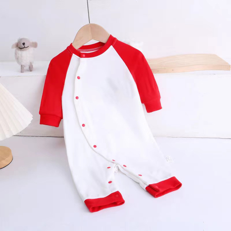 Baby pure spring newborn jumpsuit, baby pajamas, autumn and winter climbing clothes, all cotton four season styles_voghion.com