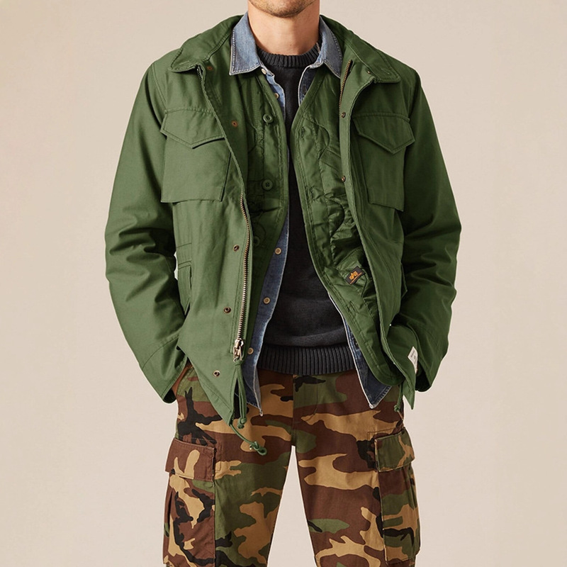 Green Camouflage Mens Overcoat Field Workwear Tough Guy Large Size Green Camouflage Men's Coat Green Camouflage Mens Overcoat Field Workwear Tough Guy Large Size Green Camouflage Men's Coat
