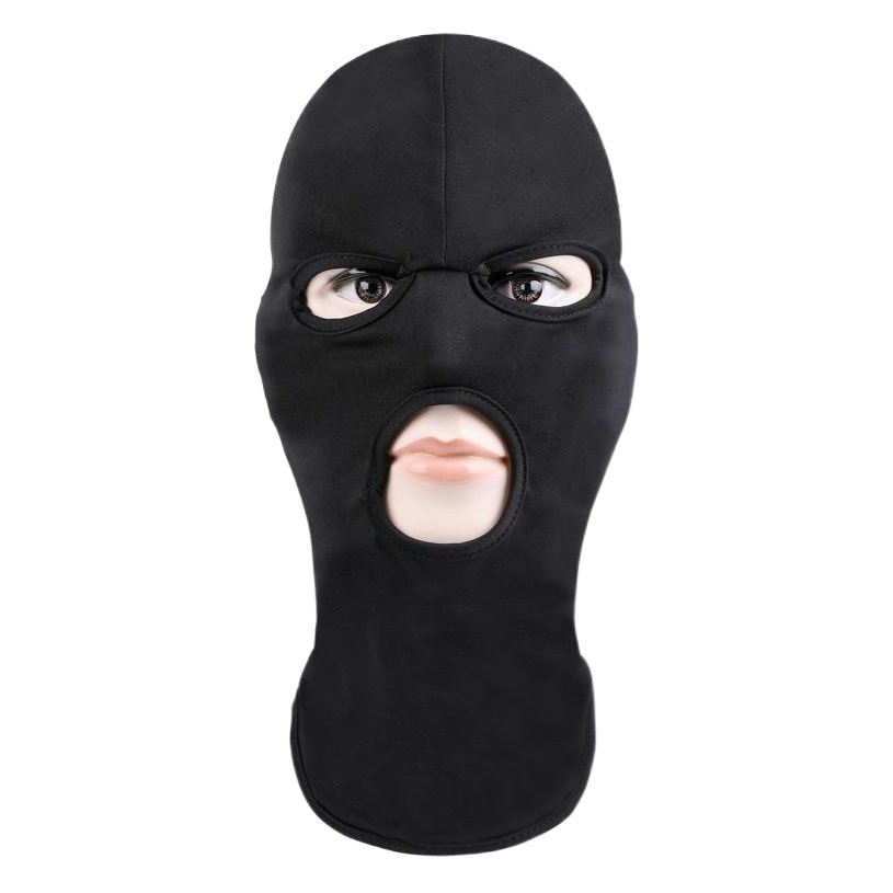 Three-Hole Outdoor Mask, Warm and Breathable Cycling Mask, Windproof Sports Hat, Autumn and Winter Flying Tigers Three-Hole Mask
