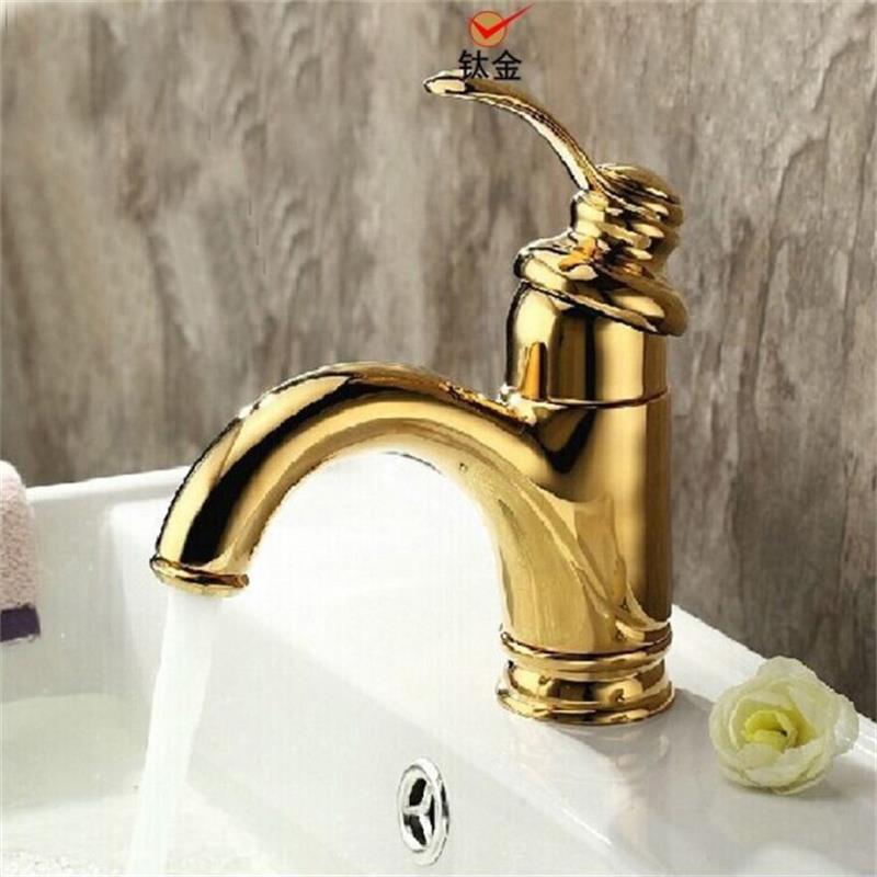 Kaiping Youjia bathroom Copper Basin faucet European-style faucet hot and cold chrome-plated faucet 3557