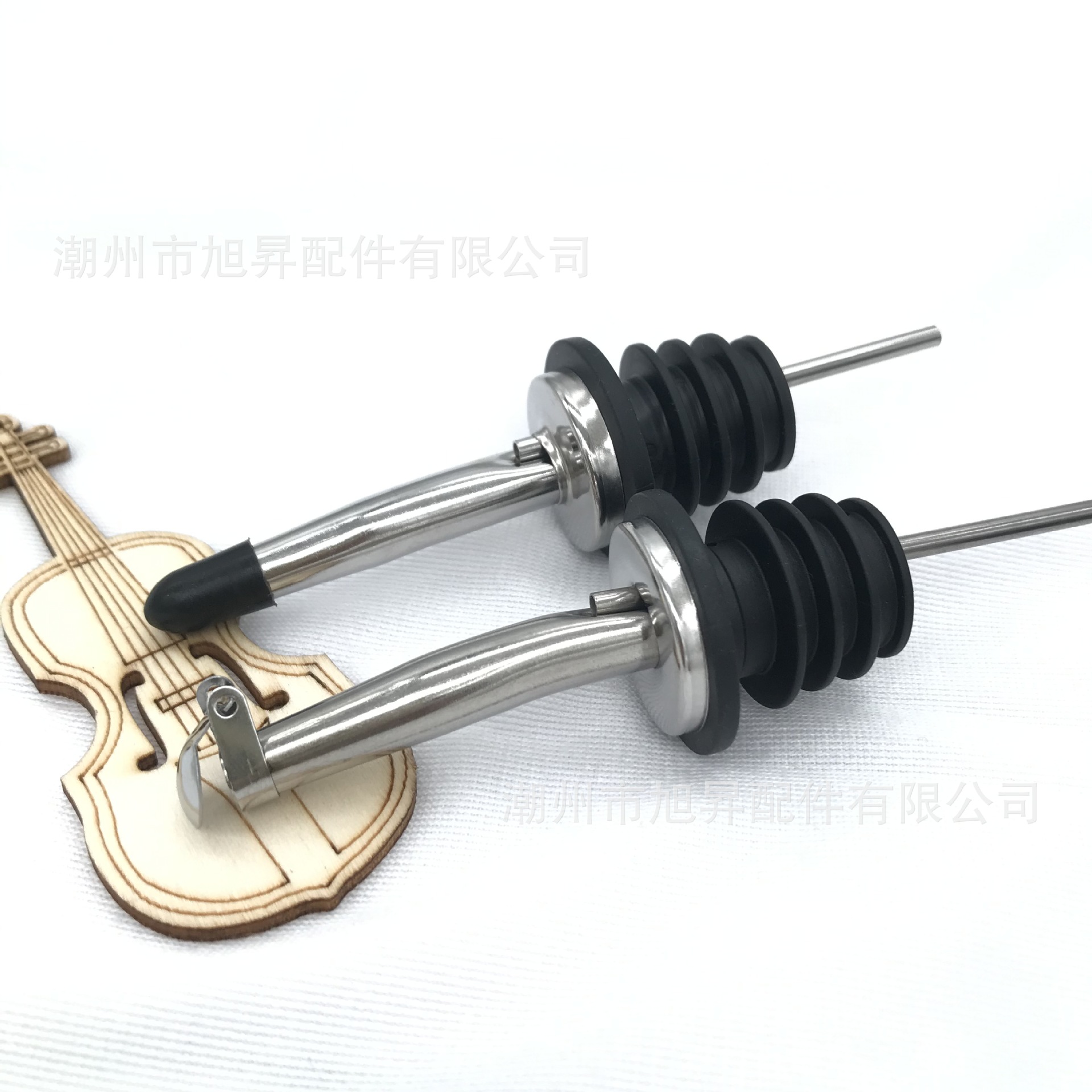 New Stainless Steel With Lid Wine Pourer Bar Wine Mouth Stainless Steel Bartender Wine Stopper Wine Pourer Automatic Cover