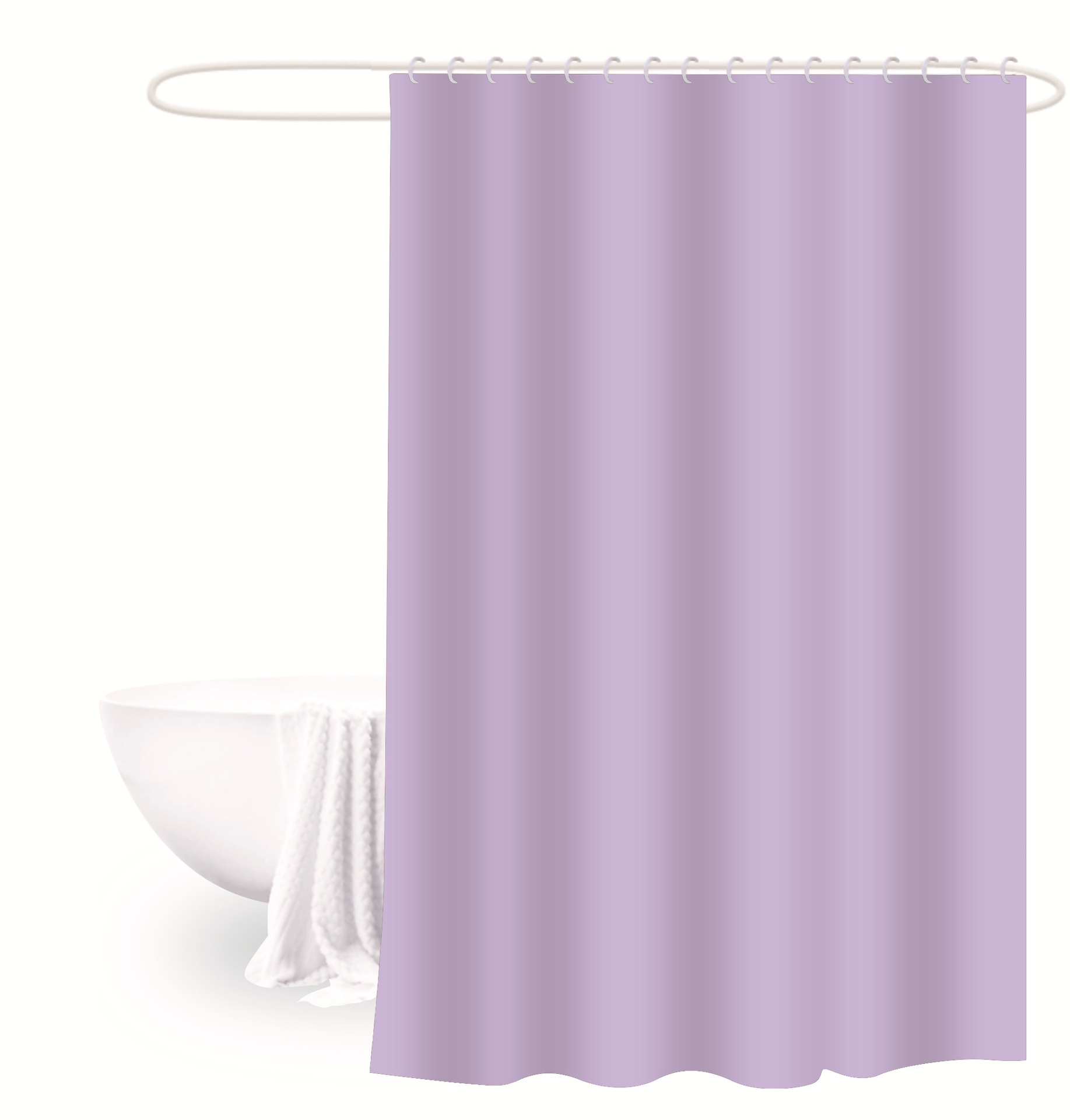 180X180 Cortina de ducha de color sólido PEVA cortina de baño impermeable cortina colgante cortina de Venta caliente cortina de partición impermeable a prueba de moho