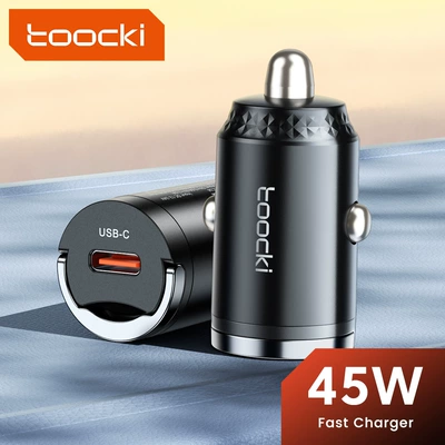Toocki 45W Mini Pull-Tab Car Mobil şarj cihazları