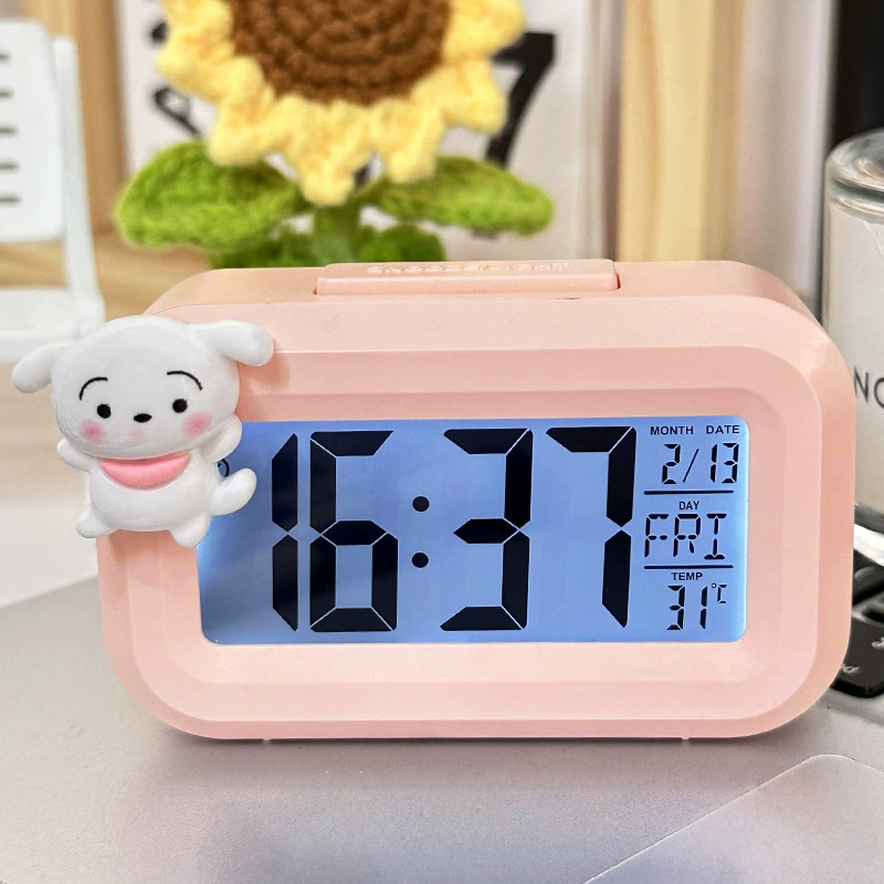 Beaver LED Alarm Clock, Luminous Multifunction Desktop Clock, Timer & Silent Mode