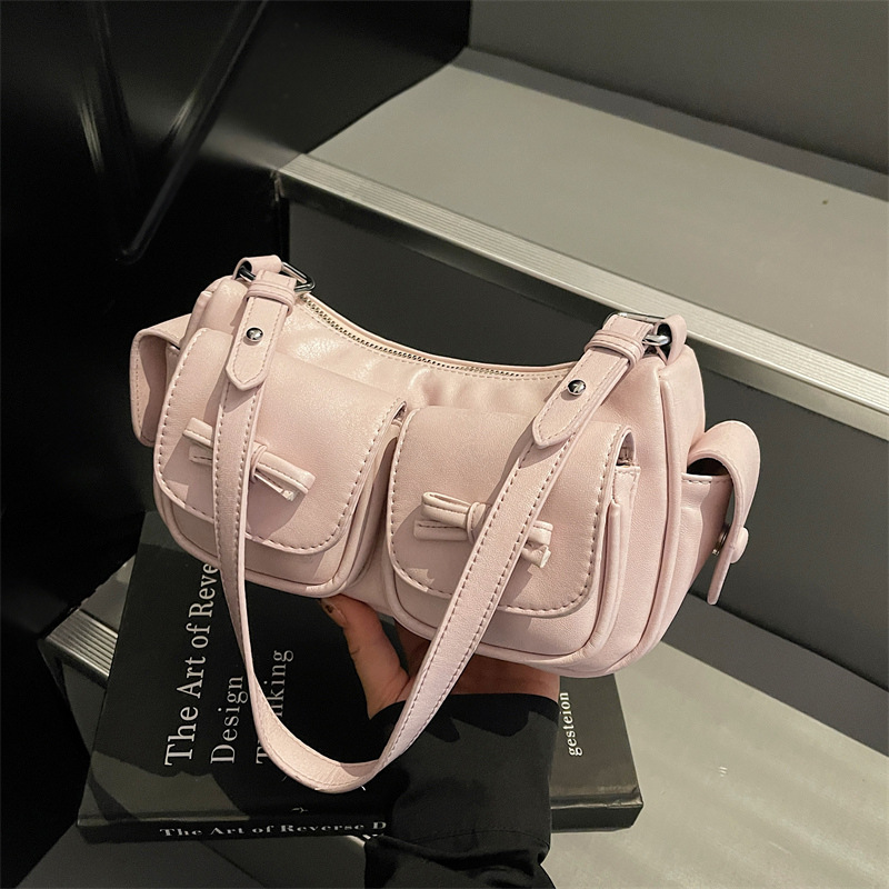 2026 nuevo bolso de brazo de mujer textura caliente estilo bolso de hombro simple de moda diaria bolso pequeño image 1