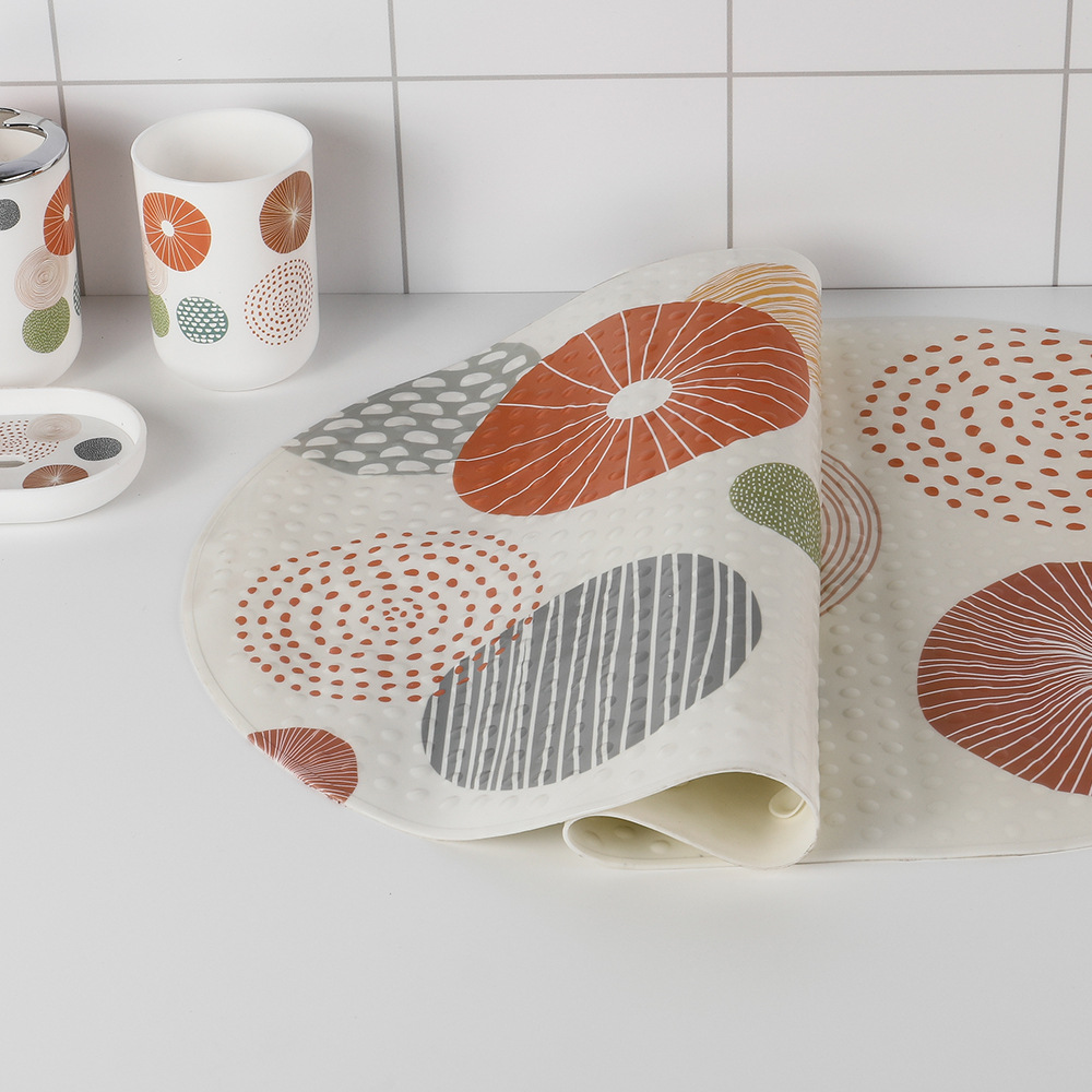 70X39 alfombra antideslizante de baño de impresión TPE alfombra de baño de ducha alfombra de piso simple alfombra de baño alfombra de piso antideslizante