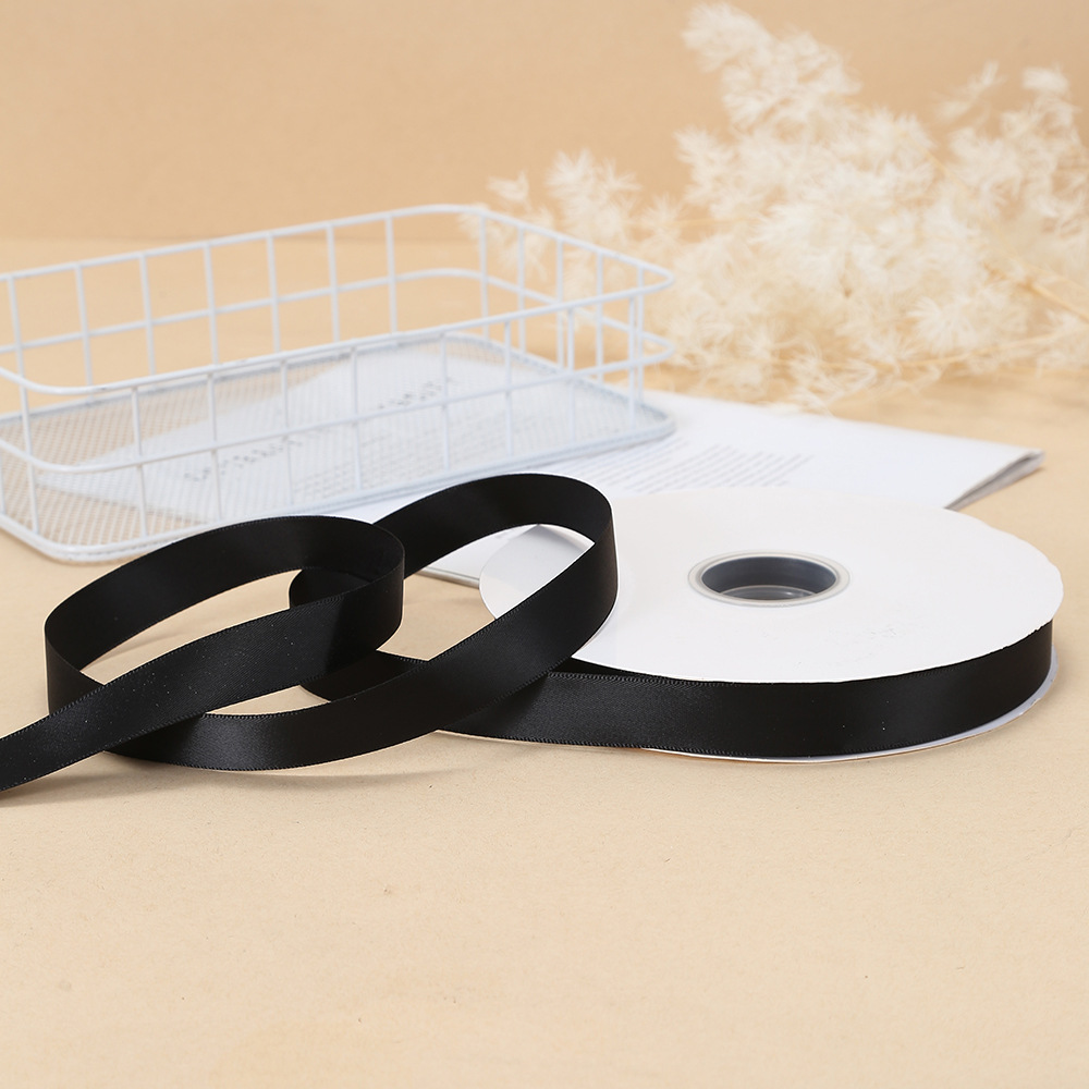 0.6-5CM 91 미터의 롤 폴리 에스테르 리본 케이크 꽃 리본 리본 선물 상자 선물 포장 리본