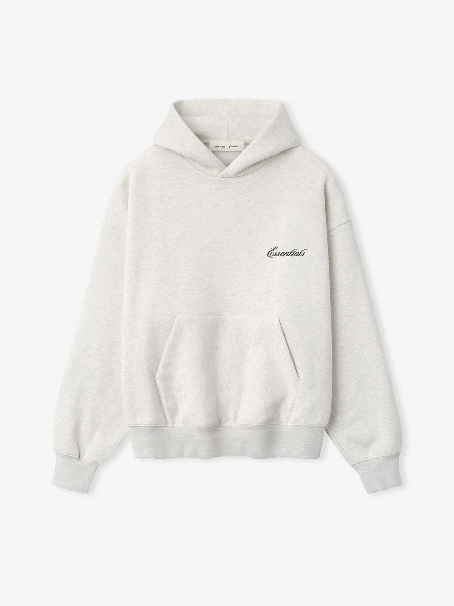 Fear of God Essentials Signature Classic Hoodie Oatmeal Heather