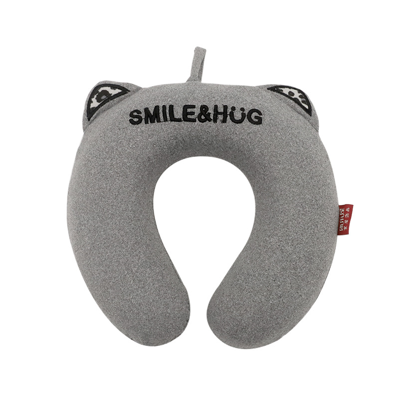 Kangle House Oficina viajes cuello almohada en forma de U de espuma de memoria de rebote lento animal de dibujos animados