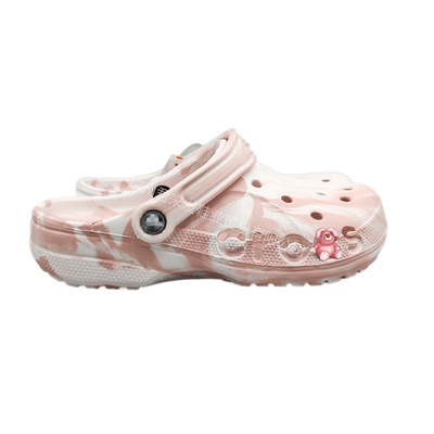 Пляжные нескользящие тапочки в стиле Crocs подходит для мужчин и женщин, модные мюли, коллекция 2025 года