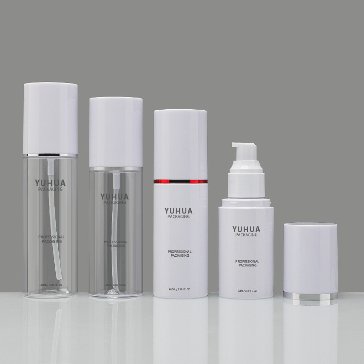80/100/120/150/180ml塑料喷雾瓶 透明/白色喷漆护肤乳液瓶子批发