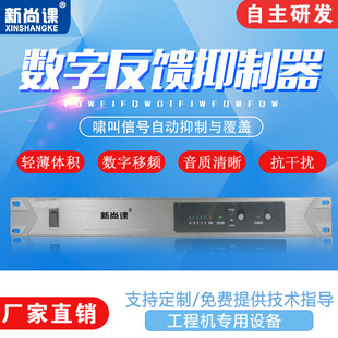 Digital automatic one-click anti-howling feedback suppressor KTV conference microphone 48V stage performance Frequency Shifter