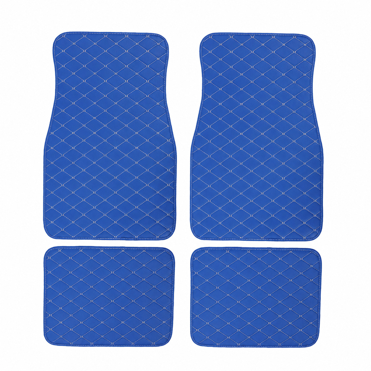 Wholesale and dropshipping of foreign trade car carpets, Amazon cross-border quilted foot mats, right-hand drive PVC universal car floor mats