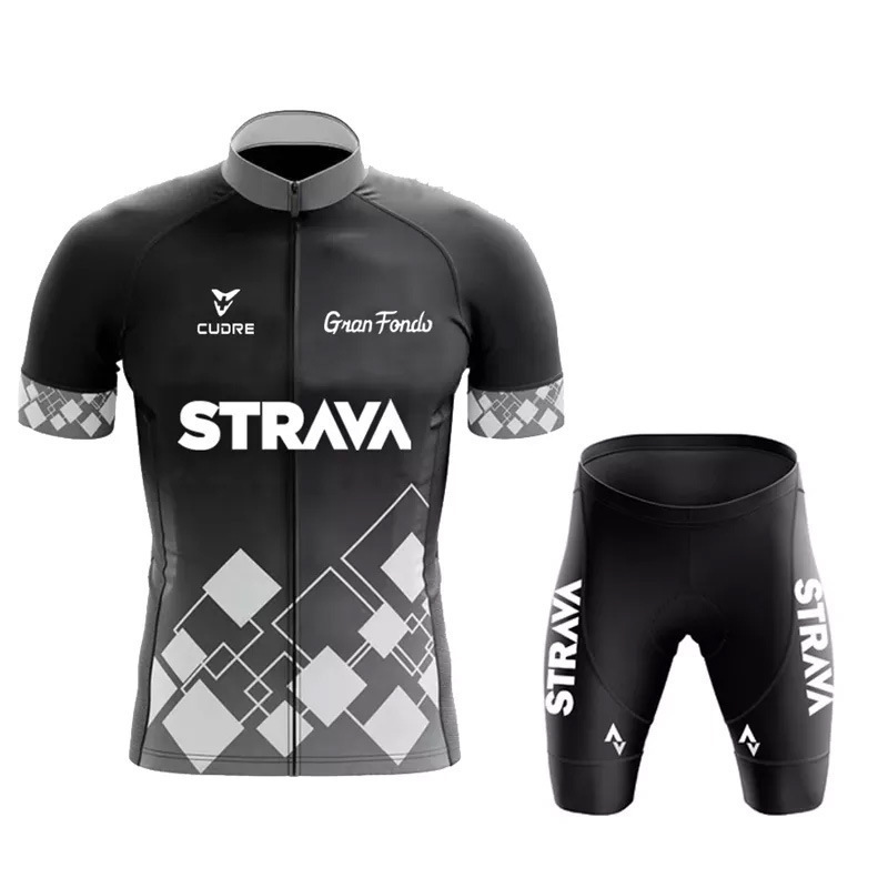 Cycling Short-Sleeved Suit Sweat-Wicking and Moisture-Absorbent Event Cycling Suit Team Version Cross-Border Cycling Suit New Strava